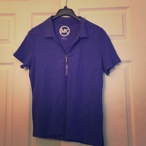 MK Polo with zip up hardware